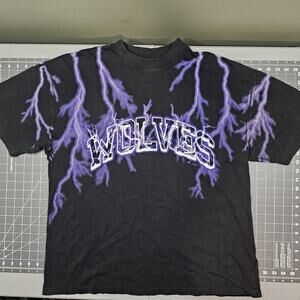 Tale Of Two Wolves Tshirt Large Darc Sports Lightning Limited Edition 301 Club